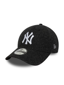 New Era New York Yankees 9FORTY Melton Wool 'Black / White'