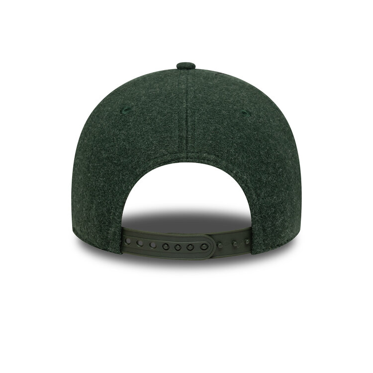 New Era LA Dodgers 9FORTY Melton Wool 'Dark Green / White'