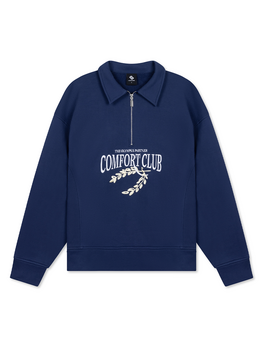 Collectiq Laurel Half Zip 'Medieval Blue'