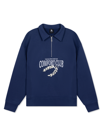 Collectiq Laurel Half Zip 'Medieval Blue'