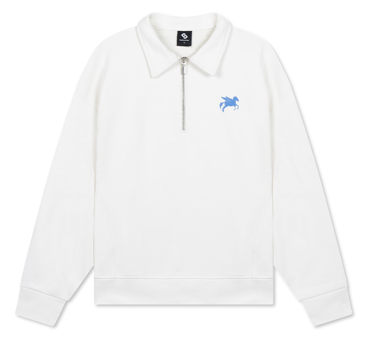 Collectiq Pegasus Half Zip 'Marshmallow'