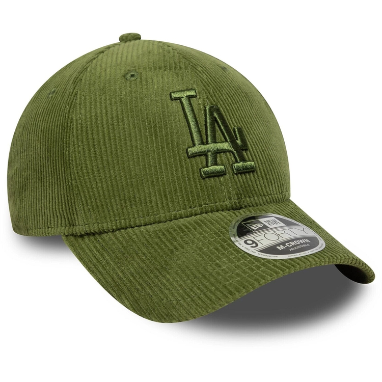 New Era LA Dodgers 9FORTY Cord Mc 'Dark Green'
