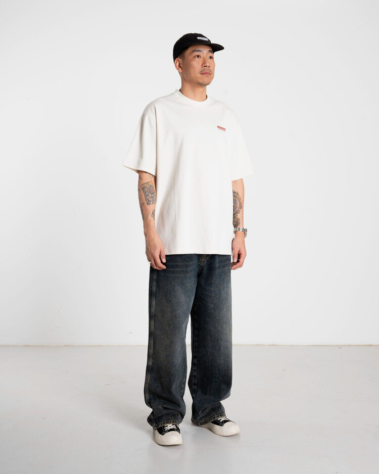 Woodbird Baine Soya T-Shirt 'Off White'