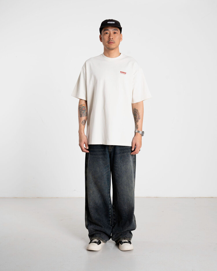 Woodbird Baine Soya T-Shirt 'Off White'
