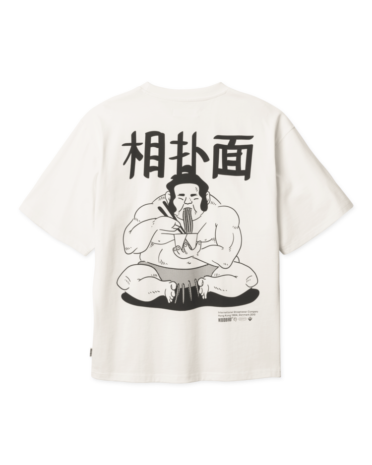 Woodbird Beam Sumo T-Shirt 'Off White'