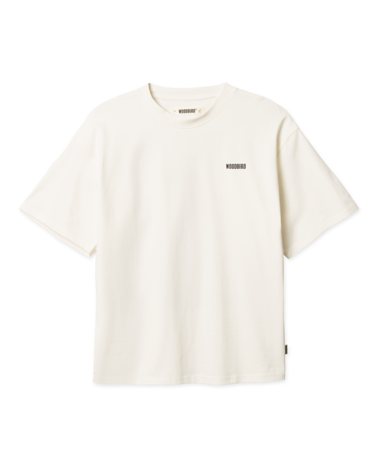 Woodbird Beam Sumo T-Shirt 'Off White'