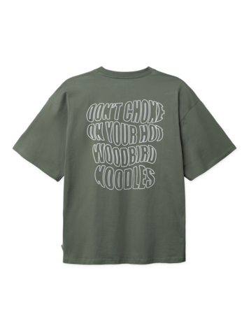 Woodbird Beam Wobble T-Shirt 'Grey Green'