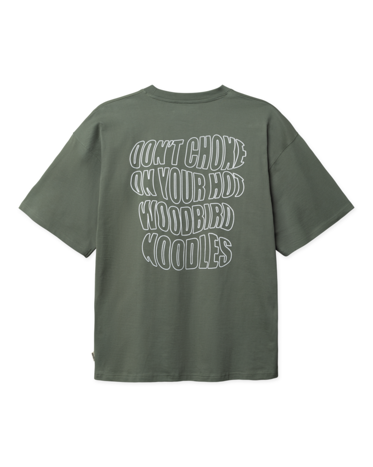 Woodbird Beam Wobble T-Shirt 'Grey Green'