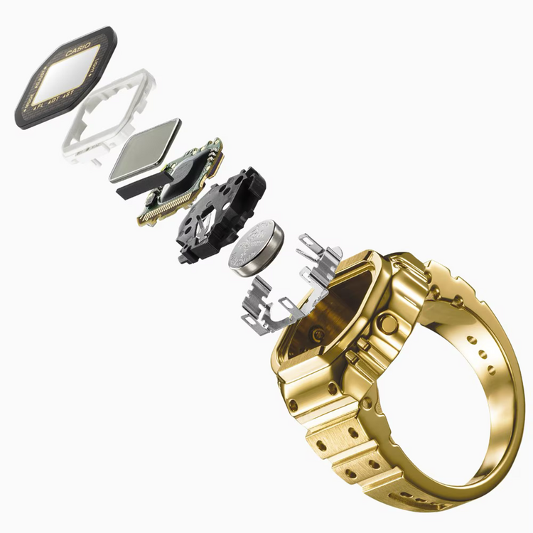 Casio 50th Anniversary Ring Watch 'Gold'