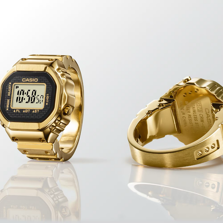 Casio 50th Anniversary Ring Watch 'Gold'