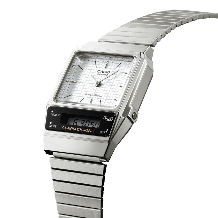 Casio Retro Silver AQ-800E-7AEF