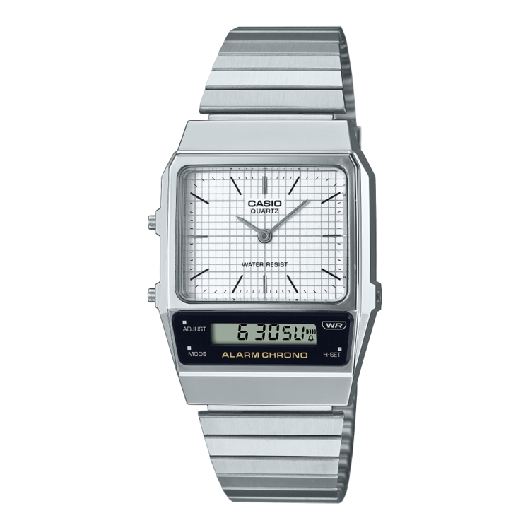 Casio Retro Silver AQ-800E-7AEF