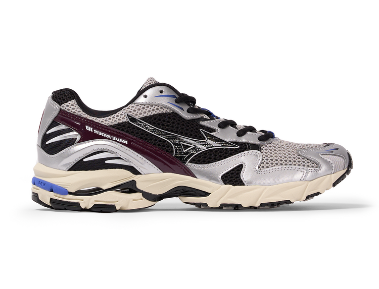 Mizuno Wave Rider 10 'Harbor Mist / Black / Fig'