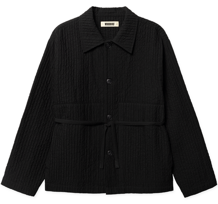 Woodbird Ochi Quilt Jacket 'Black'