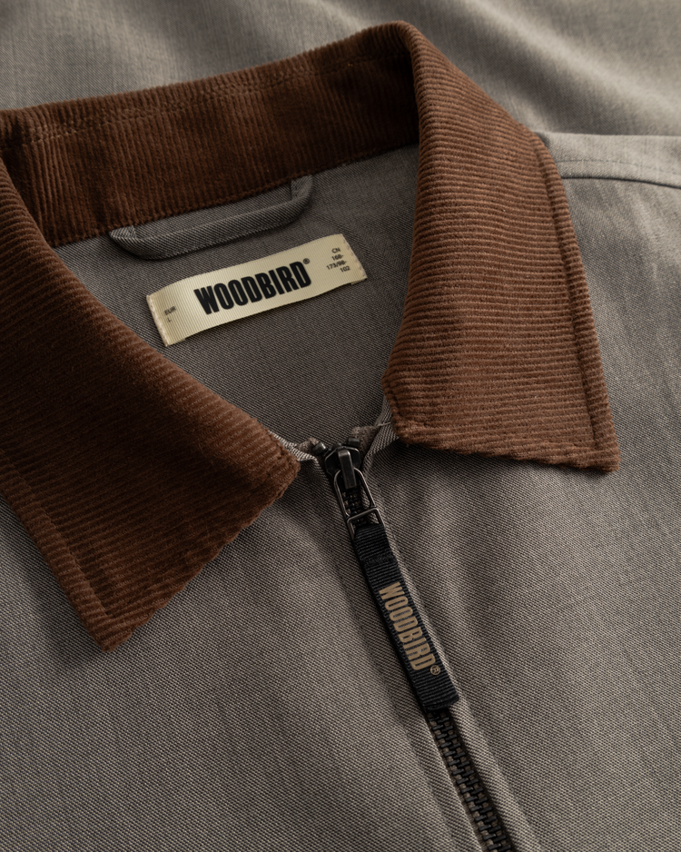 Woodbird Pon Guan Work Jacket 'Sand Melange'