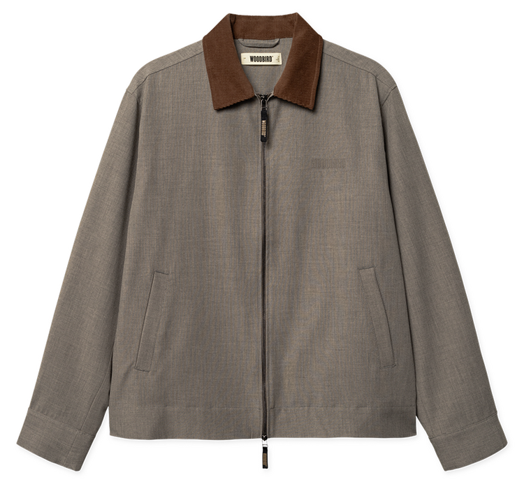 Woodbird Pon Guan Work Jacket 'Sand Melange'