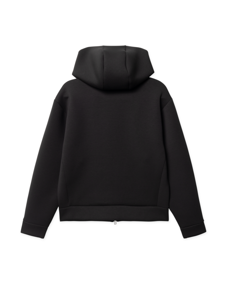 Woodbird Fuij Scuba Zip Hoodie 'Black'