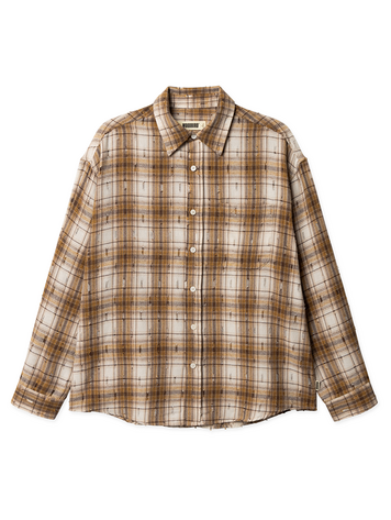 Woodbird Jong Check Supply Shirt 'Brown Check'
