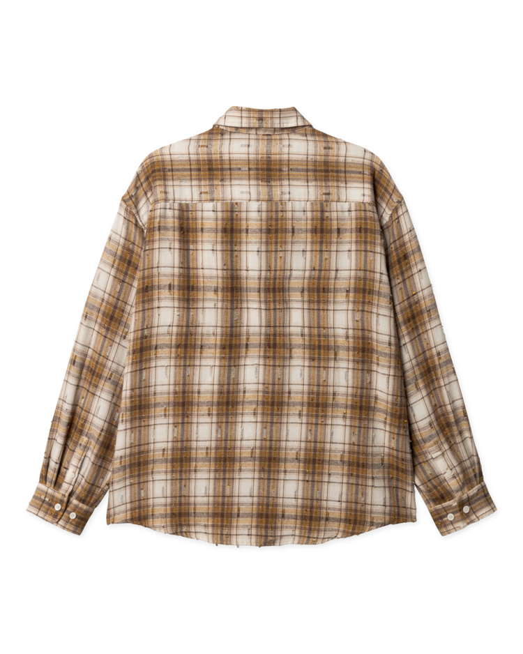 Woodbird Jong Check Supply Shirt 'Brown Check'