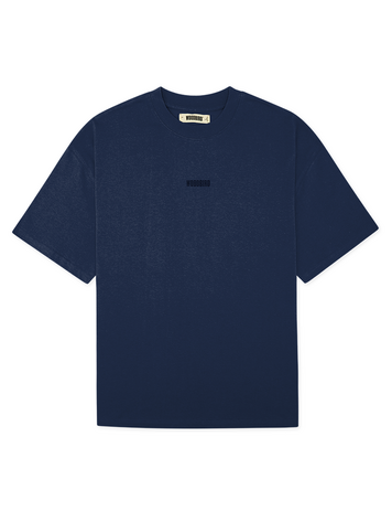 Woodbird Beam Base T-Shirt 'Navy Blazer'