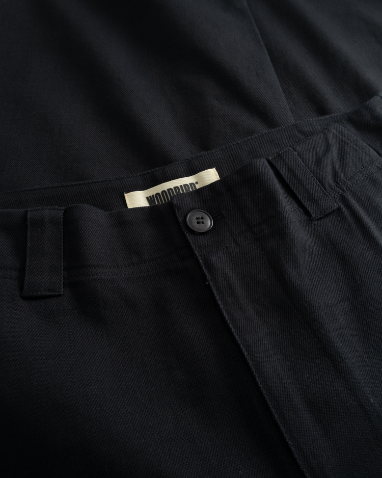 Woodbird Wu Chino Pants 'Black'