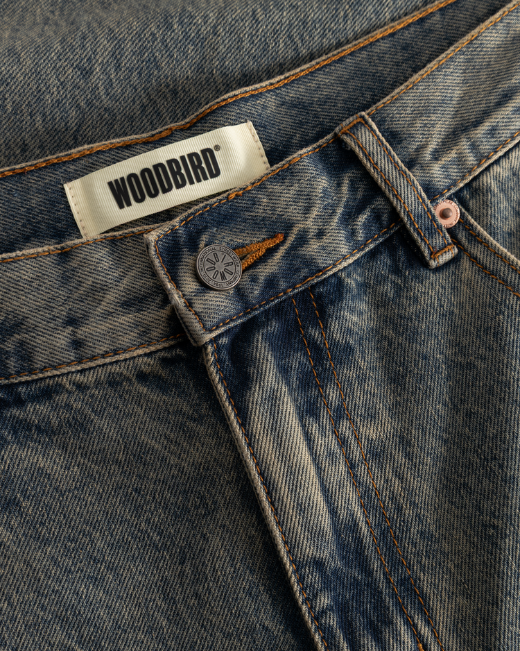 Woodbird Leroy Aged Jeans 'Dark Blue'