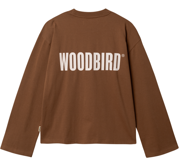 Woodbird Joul Longsleeve 'Mid Brown'