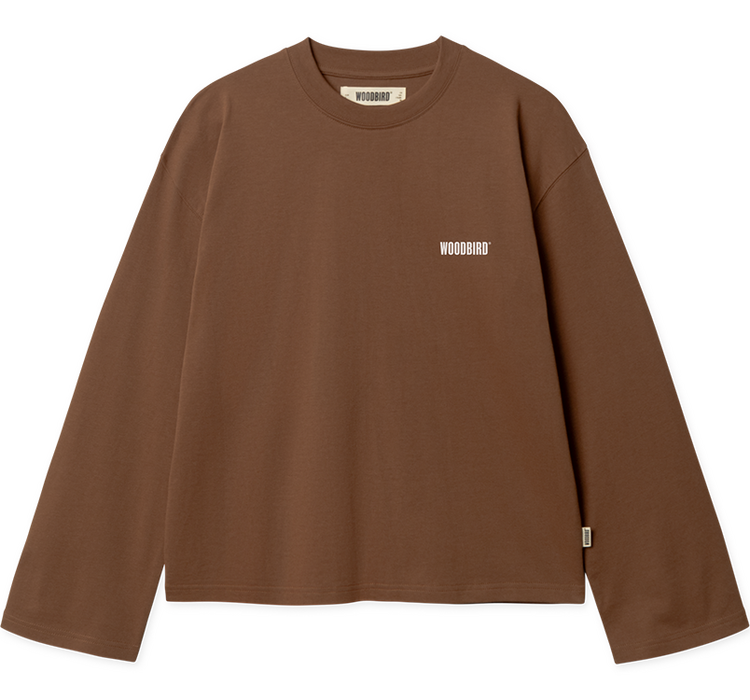 Woodbird Joul Longsleeve 'Mid Brown'