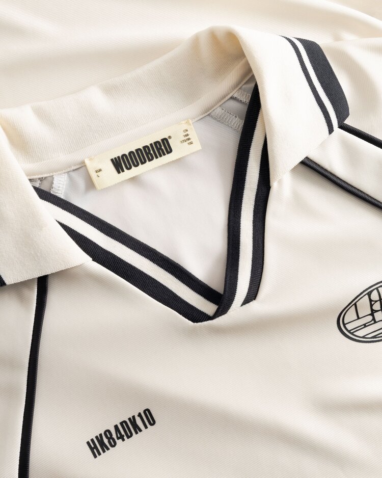 Woodbird Taka L/S Sports Polo 'Off White'
