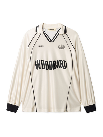 Woodbird Taka L/S Sports Polo 'Off White'