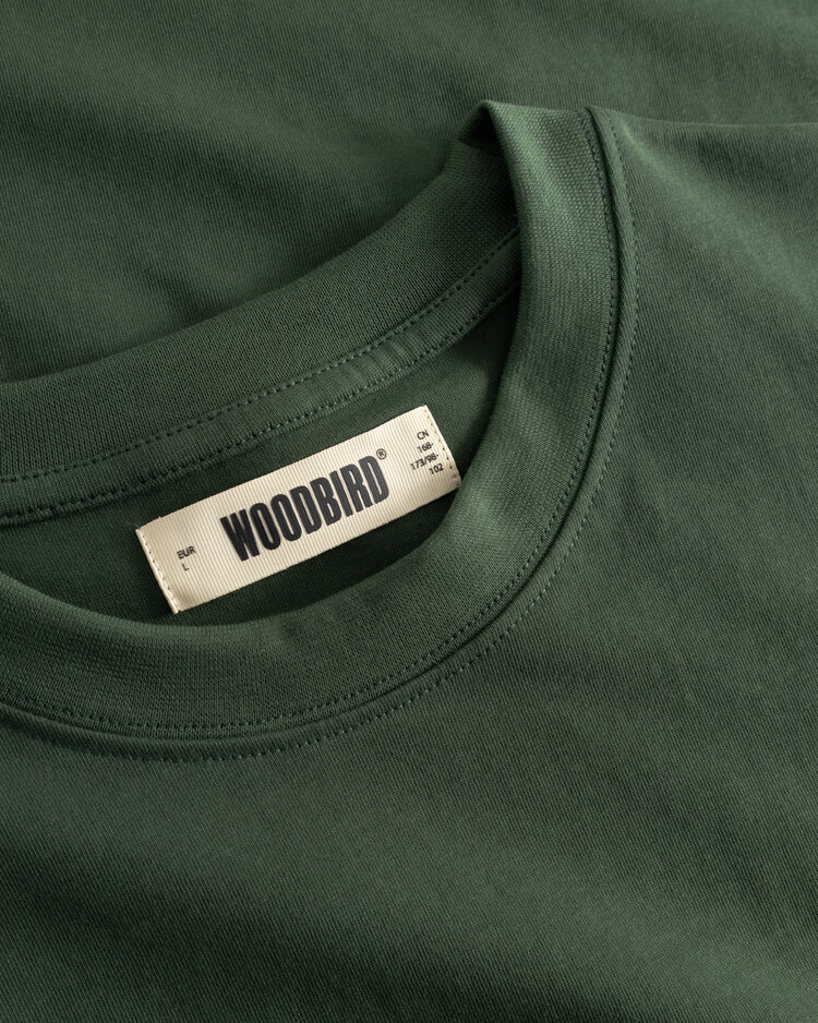 Woodbird Beam Nine T-Shirt 'Pine Green'