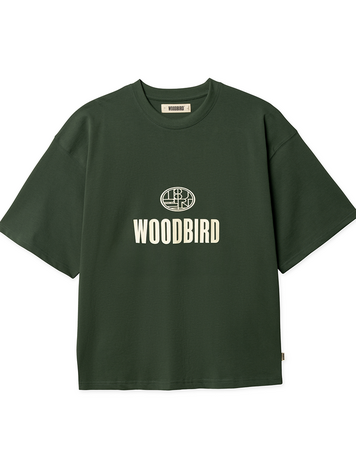 Woodbird Beam Nine T-Shirt 'Pine Green'