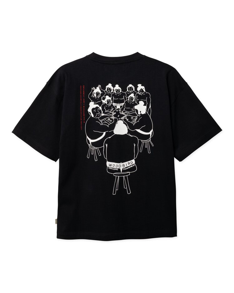 Woodbird Beam Suma T-Shirt 'Black'