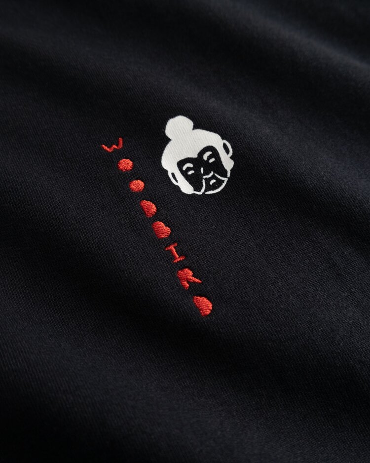 Woodbird Beam Suma T-Shirt 'Black'