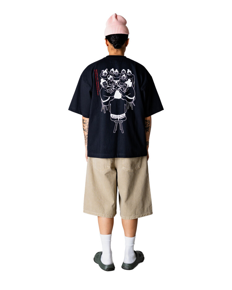 Woodbird Beam Suma T-Shirt 'Black'