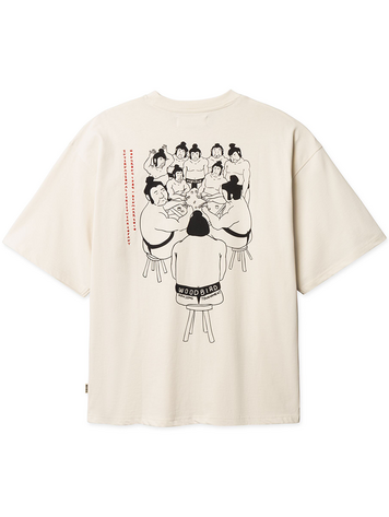 Woodbird Beam Suma T-Shirt 'Off White'