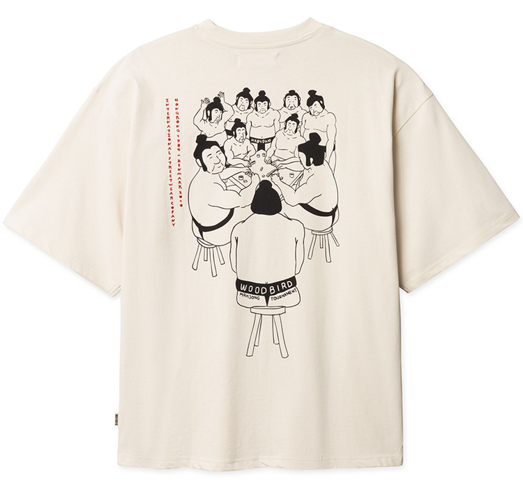 Woodbird Beam Suma T-Shirt 'Off White'