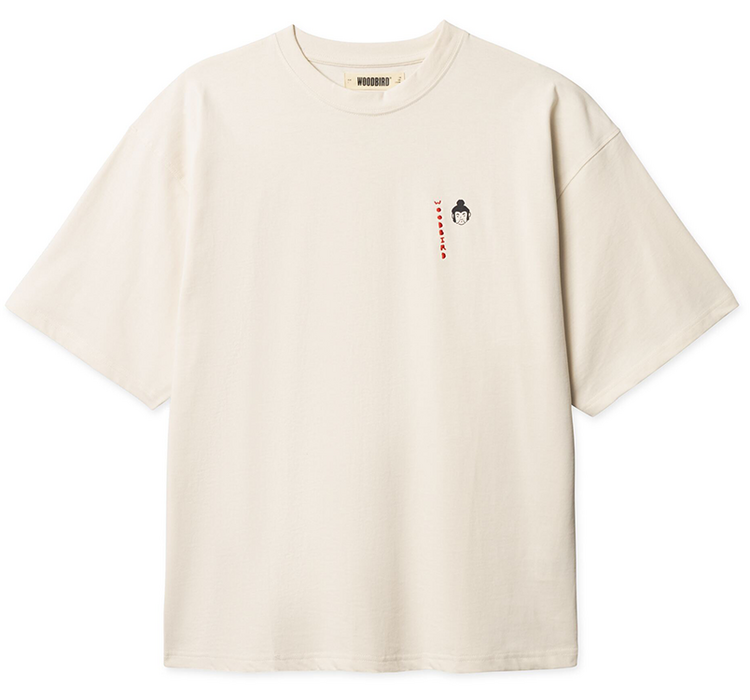 Woodbird Beam Suma T-Shirt 'Off White'