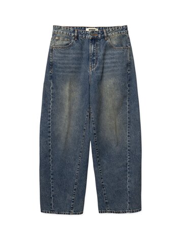 Woodbird Ghat Twisted Jeans 'Blue Vintage'