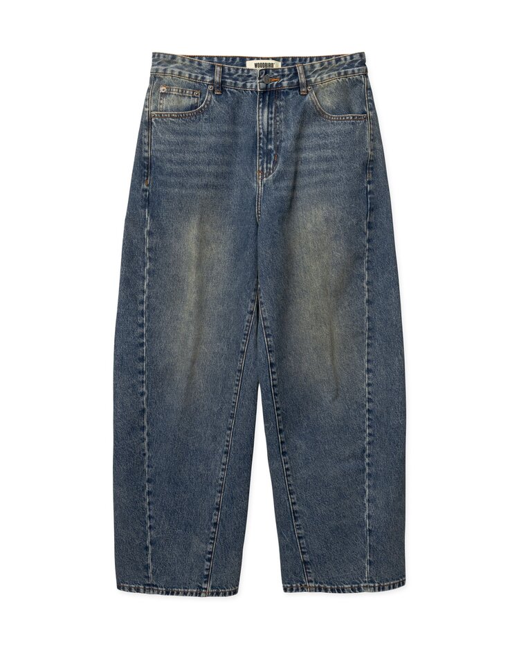 Woodbird Ghat Twisted Jeans 'Blue Vintage'