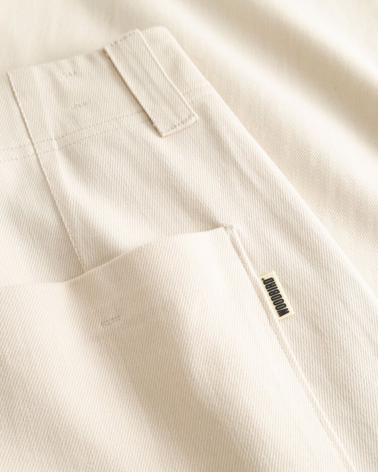 Woodbird Wu Chino Pants 'Off White'