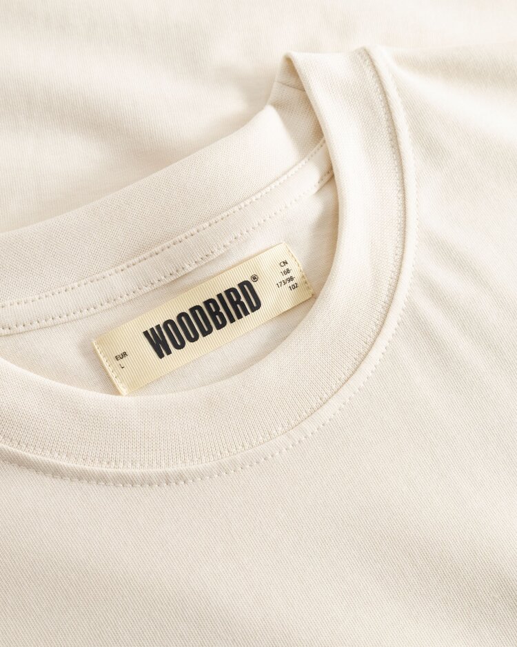 Woodbird Beam Lion T-Shirt 'Off White'