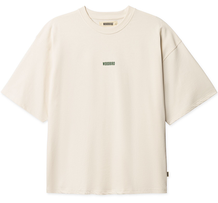 Woodbird Beam Lion T-Shirt 'Off White'
