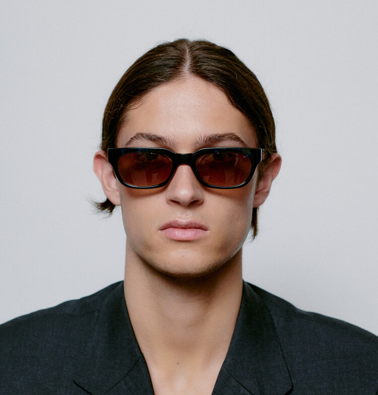 A.Kjaerbede Bror 'Brown / Demi Light Brown Transparent'