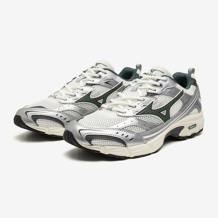 Mizuno MXR 'Snow White / Bistro Green / Silver'