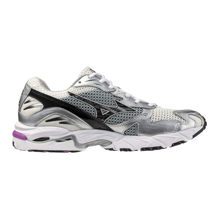 Mizuno Wave Rider 10 'Snow White / Black / Slate'
