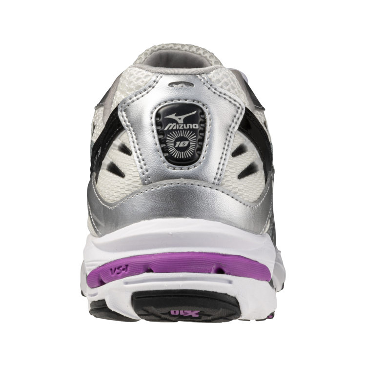 Mizuno Wave Rider 10 'Snow White / Black / Slate'