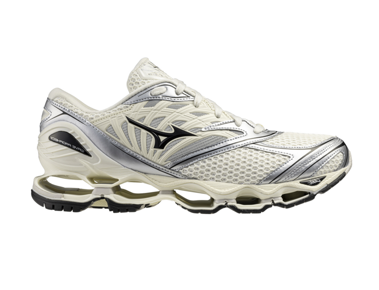 Mizuno Wave Prophecy LS 'Pristine / Black / Silver'