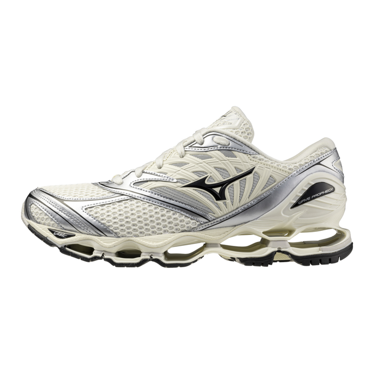 Mizuno Wave Prophecy LS 'Pristine / Black / Silver'