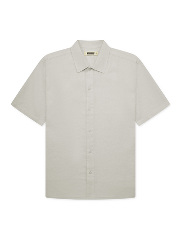 Woodbird Banks Linen Shirt 'Stone'